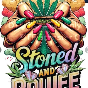 Stone and bougie 420 hands DTF Transfer Only