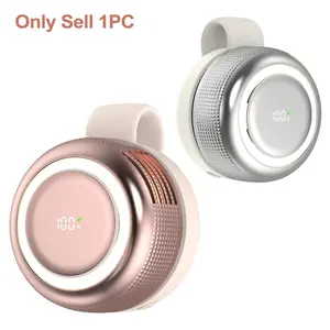 360° Rotatable Clip Fan 2000mAh Rechargeable, Adjustable Turbo Fan, Turbo Fan Blades High Wind Low Power Consumption, 3-Gear Night Light, Digital Screen, Memory Silicone Clip, Desktop/Waist/Backpack Mount Mini Fan for Outdoor Portable Fan Rechargeable