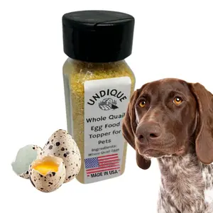 Undique Quailicious Boost Pet Food Enhancer - Healthy Dog Food Topper with Whole Quail Eggs - Pet Health Supplements for Energy, Immune Function, Shiny Coat & Skin - Omega-3 & Omega-6 Rich