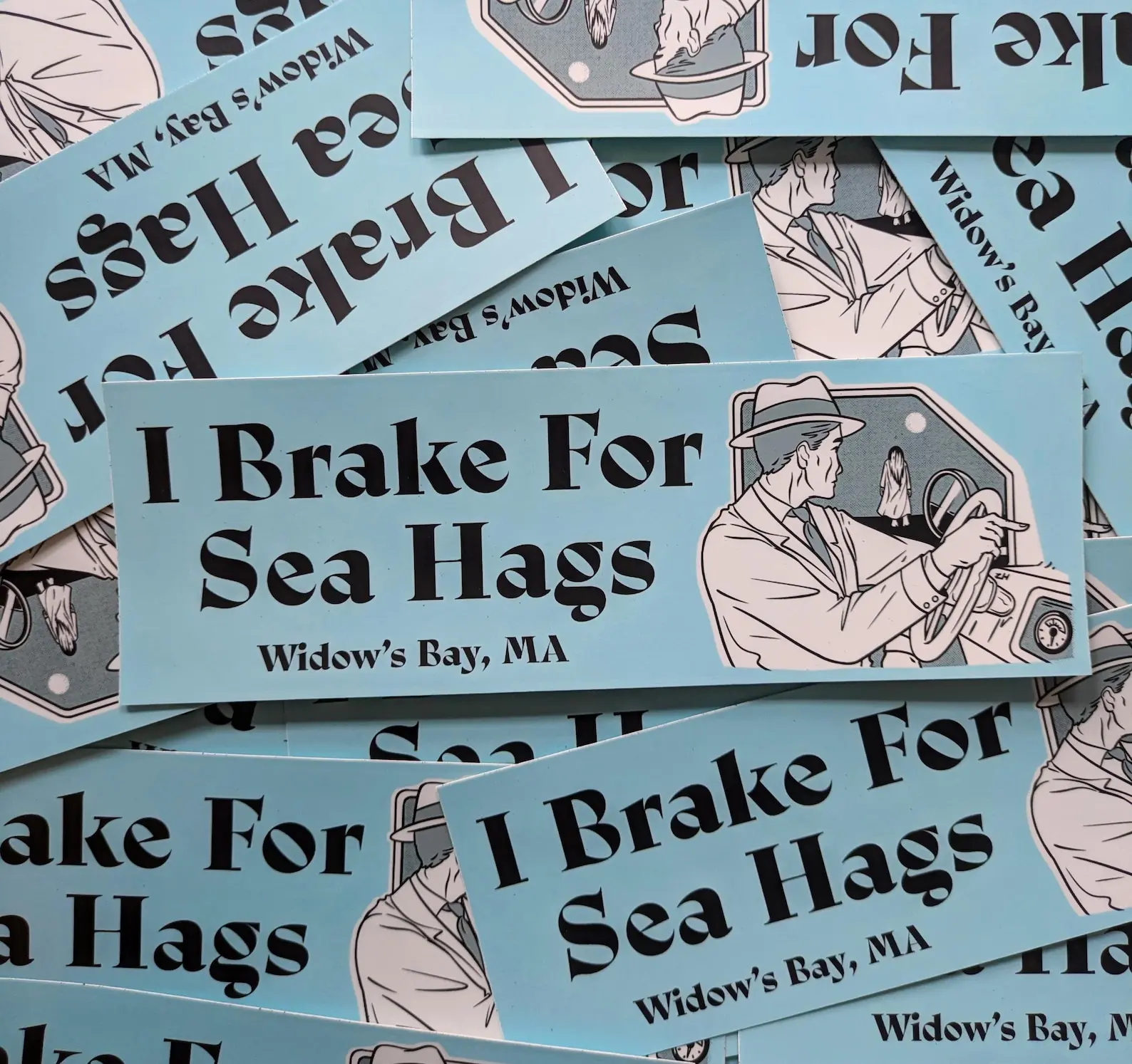 I Break for Sea Hags Souvenir Bumper Sticker