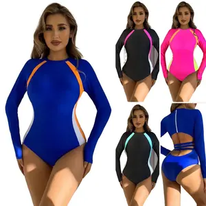 High Neck One Piece Swimsuit