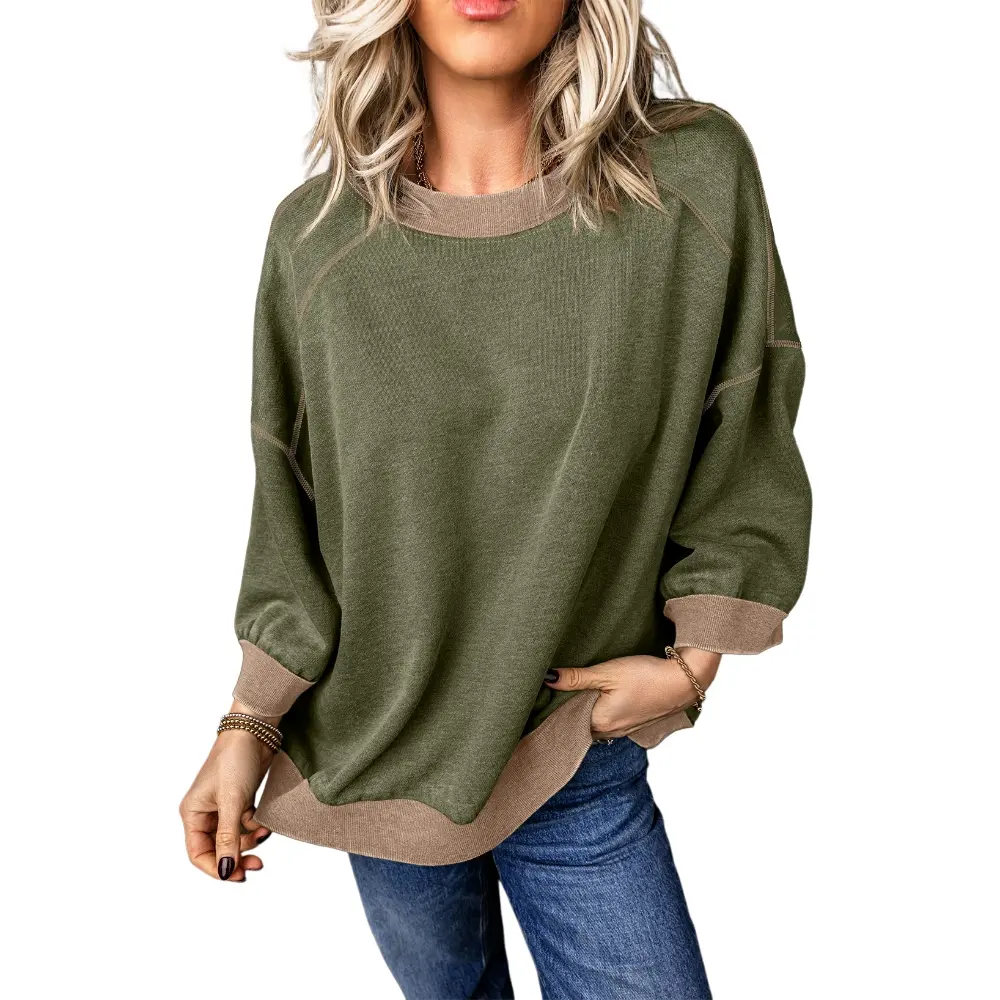 Dokotoo Oversized Pullover Sweatshirt Women Acid Wash Pullover Vintage Cotton Crew Neck Long Sleeve Sweatshirt Leg Pants Dokotoo Oversized Pullover Sweatshirt Women Acid Wash Pullover Vintage Cotton Crew Neck Long Sleeve Sweatshirt Leg Pants