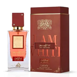 Ana Abiyedh Scarlet Eau de Parfum Spray 60ml (2.0 oz) by Lattafa | Sweetness With A Bold Edge