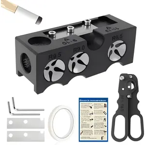 11-in-1 Pool Cue Tips Replacement Kit, Billiards Pool Cue Tip Shaper, Portable Pool Table Accessories for Pool Cue Tip Replacement and Shaping, Pool Cue Tip Repair Kit for Billiard Enthusiasts