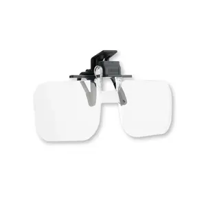 Carson Clip and Flip 1.75x Clip On Magnifying Glass Lenses, Handsfree Wearable Magnifier (OD-12)