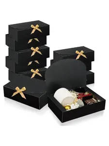 20pcsElegant Foldable Gift Boxes, Premium Cardboard Party Favor Boxes with Ribbon, Perfect for Bridesmaid Proposal, Christmas Gifts, Baby Shower, Wedding Favors, Bridal Shower Decorations，needoh，nutrition geeks