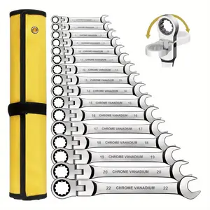 10mm 1PC Reversible Ratchet Wrench ToolAdjustable Torque + Movable Head Design, 10mm Steel Wrench Helps You Easily Handle Sailboat Maintenance and Household Machinery Repairs
