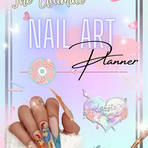 KASSIE PAYNE Nail Art Planner Book - Draw, Sketch, Color Your Designs - Your Nail Designs Will Come to Life
