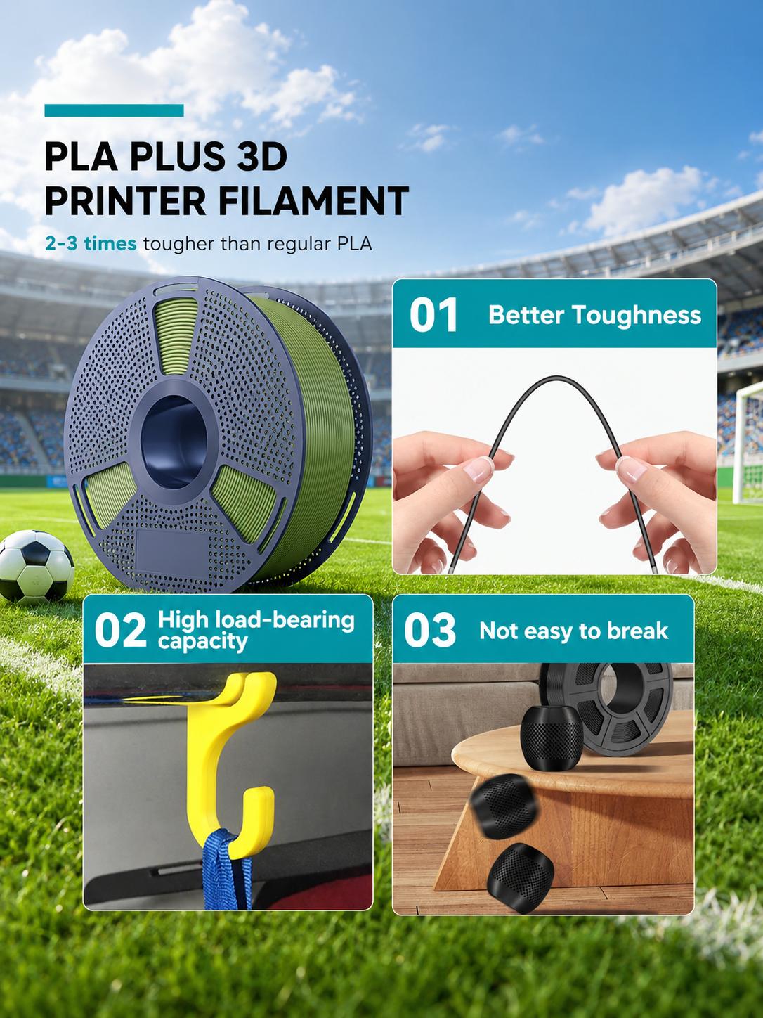 [SAVE 40% BULK BUY] SUNLU PLA Series Filament 1.75mm 10 Roll Bundle | Mix & Match 10kg | Print Farm Wholesale Pack | Compatible with FDM 3D Printers