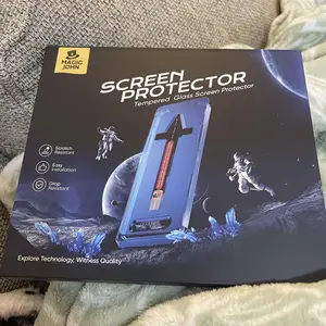 Product Review of MAGIC JOHN 2-Pack Screen Protector for iPhone, Samsung, and Google–Crystal Clear, Scratch-Resistant, Ultra-Smooth Touch, Privacy Protection, Circular Polarized Eye Protection, Easy Installation from G**o