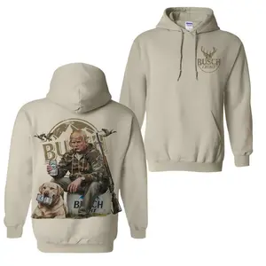 Trump Hunting Busch Light Beer 2 Sided Hoodie, Gun Trump Hunting Sweatshirt, Trump Supporter Shirt, Sweatshirt , Sweater , Hoodie, Fall Sweatshirt
