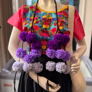 Tlacoyales hair accessories Mexican briad Oaxaca trenza