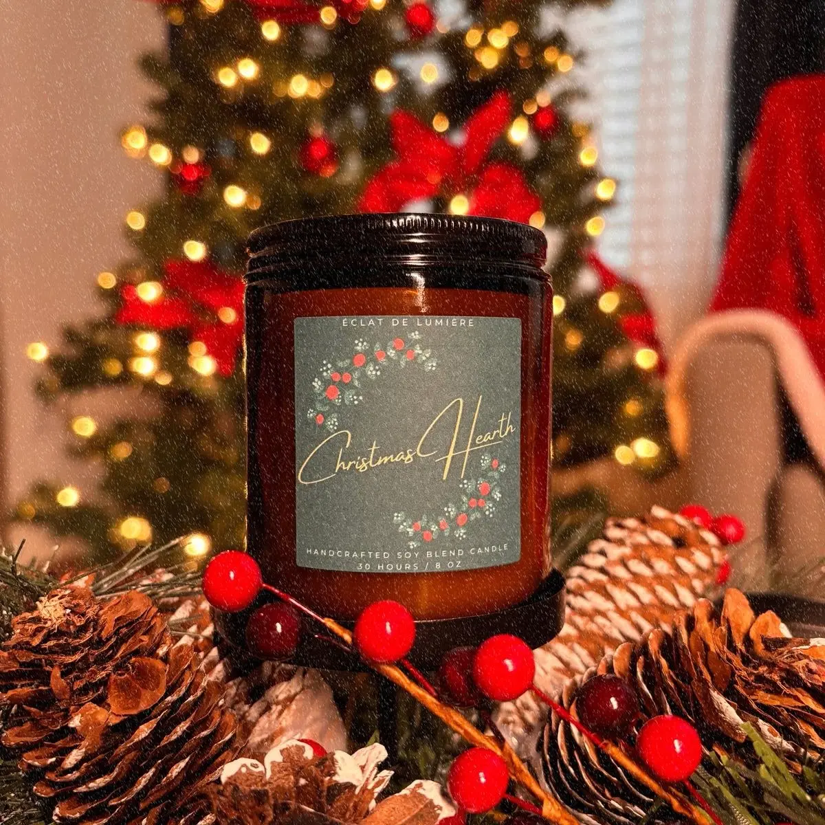 Christmas Hearth Candle (8 oz)