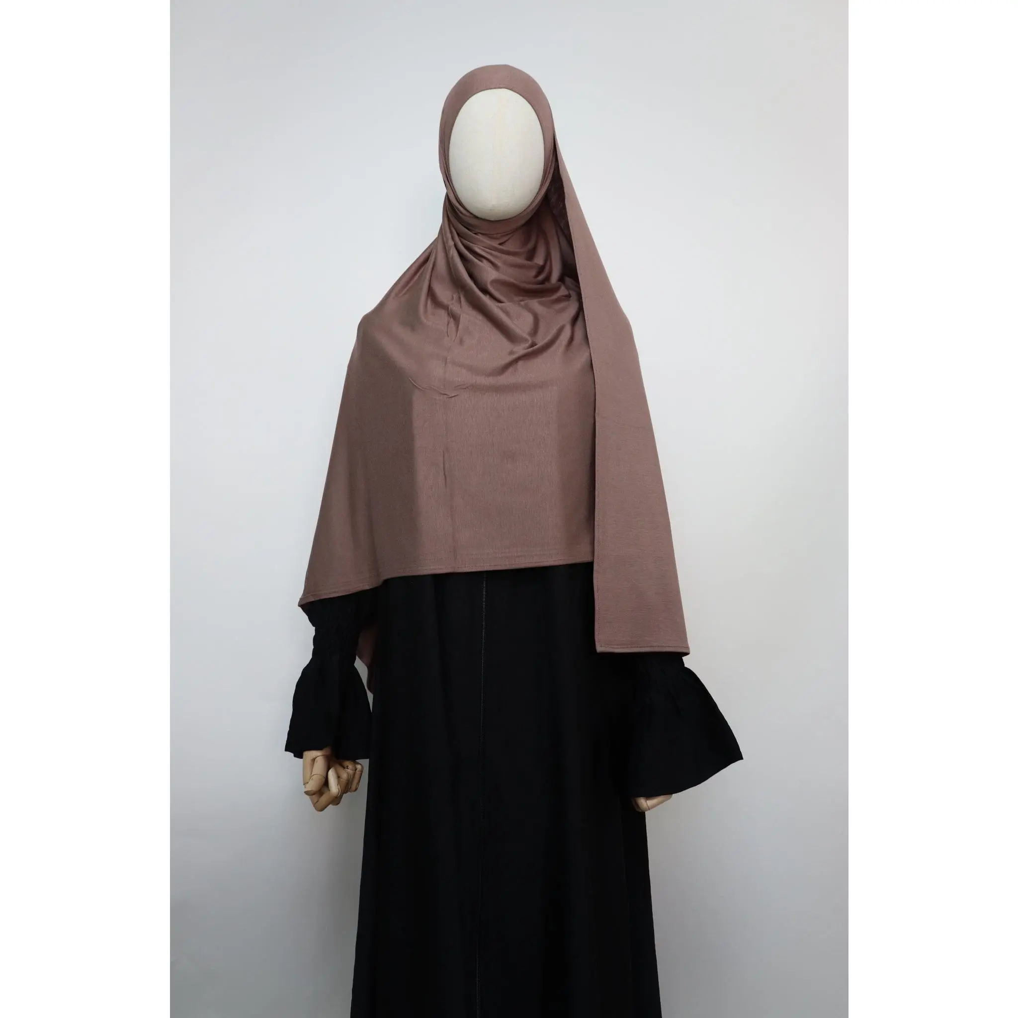 Premium Maxi Jersey Hijab - Light Choco