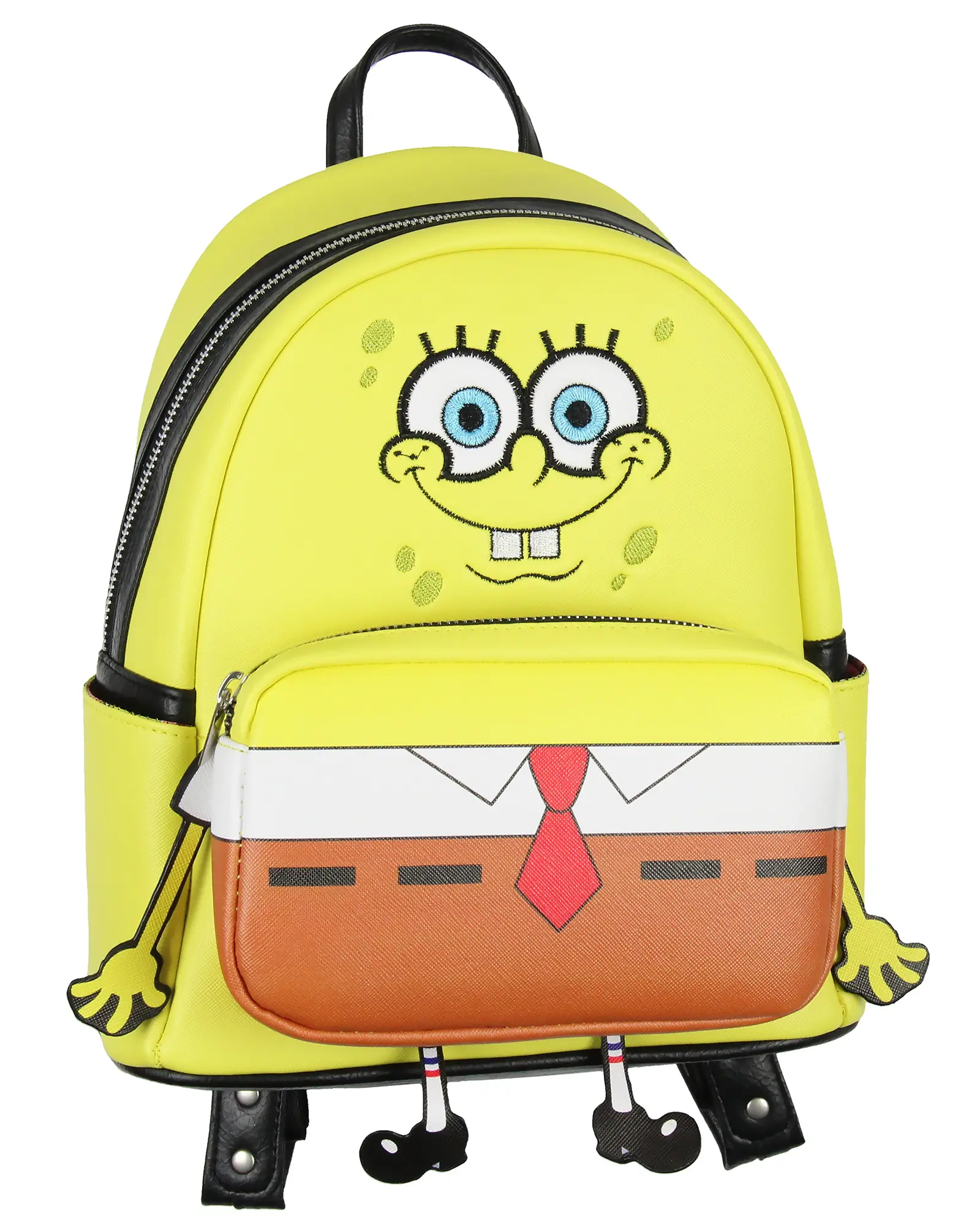 Nickelodeon SpongeBob SquarePants Body Hanging Legs Mini Backpack 10" Nickelodeon SpongeBob SquarePants Body Hanging Legs Mini Backpack 10"