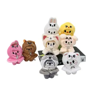 A cute plush doll wearing a removable soft cloak.It's a perfect gift and can also be used as a trendyaccessory to match bags or schoolbags. SoftStuffed Doll