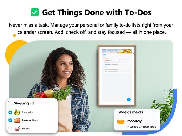 Product Introduction of 【Dual-Mode】ApoloSign Digital Calendar: 15.6" 21.5” Wall Planner Electronic Calendar for Chore Chart, Family Schedules, Smart Touchscreen Interactive Display, Supports All Apps via Google Play 8