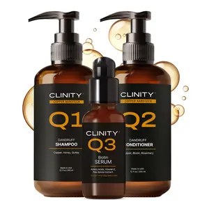 Clinity Dandruff Control & Hair Growth Kit – Biotin Serum, Shampoo & Conditioner