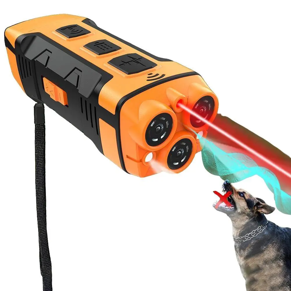 Portable Ultrasonic Dog Bark Control Device, 1 Box Rechargeable Anti-bark Trainer, Safe & Humane Behavior Correction Tool, Puppy Training Tools for Small, Medium & Large Dogs, Training Aid