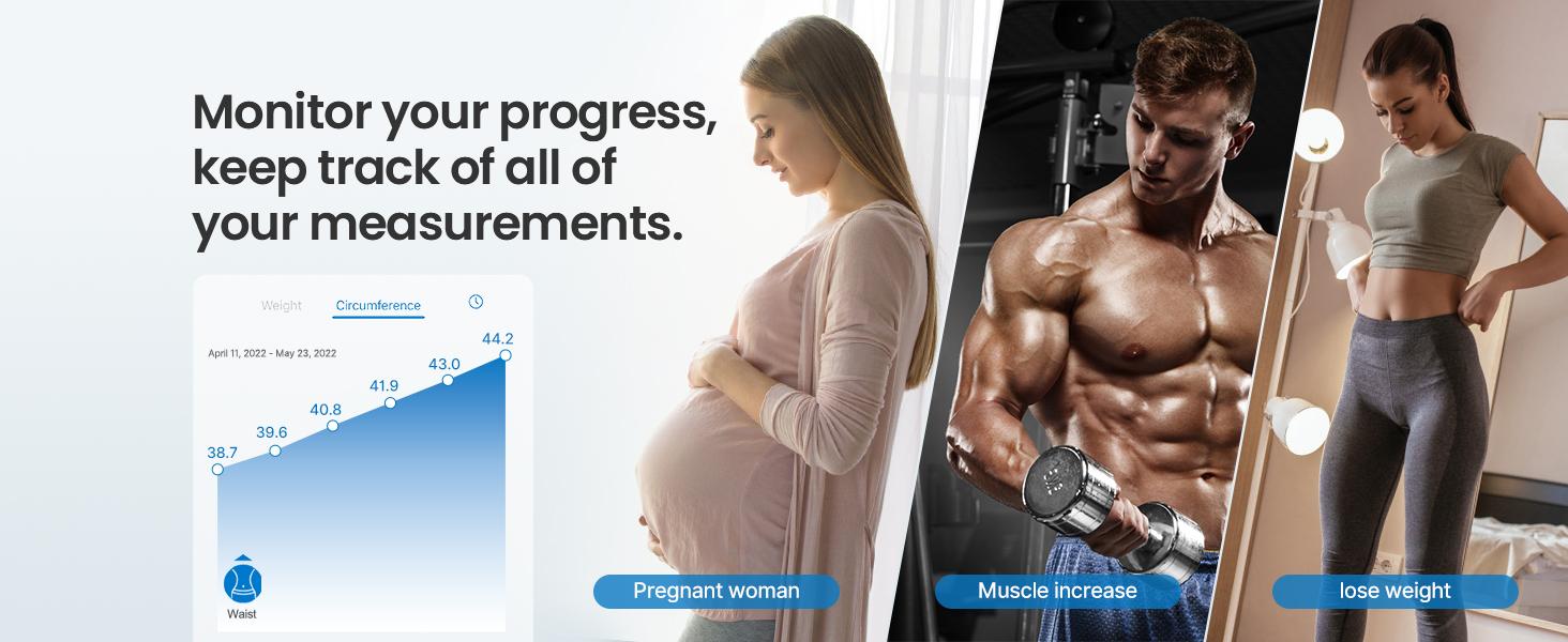 RENPHO Health and Fitness Bundle Smart Scale and Smart Tape, Gym Gifts with Digital Bluetooth Scale with Tape Measure for Body Measuring, Monitor Health Analyzer for Weight Loss, Muscle Gain, Gift 400lbs, Inches/cm RENPHO Health and Fitness Bundle Smart Scale and Smart Tape, Gym Gifts with Digital Bluetooth Scale with Tape Measure for Body Measuring, Monitor Health Analyzer for Weight Loss, Muscle Gain, Gift 400lbs, Inches/cm