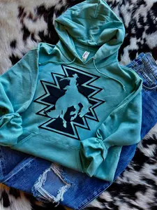 Buckin’ Aztec Hoodie
