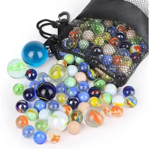 66PCS Glass Marbles for Kids, 3 Sizes Assorted Size Colored Bulk Marbles Toy, DIY and Home Decoration toy  deals kids truck electric truck car w car w color mode