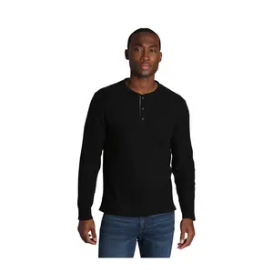 Jachs NY Brushed Waffle Fleece Henley