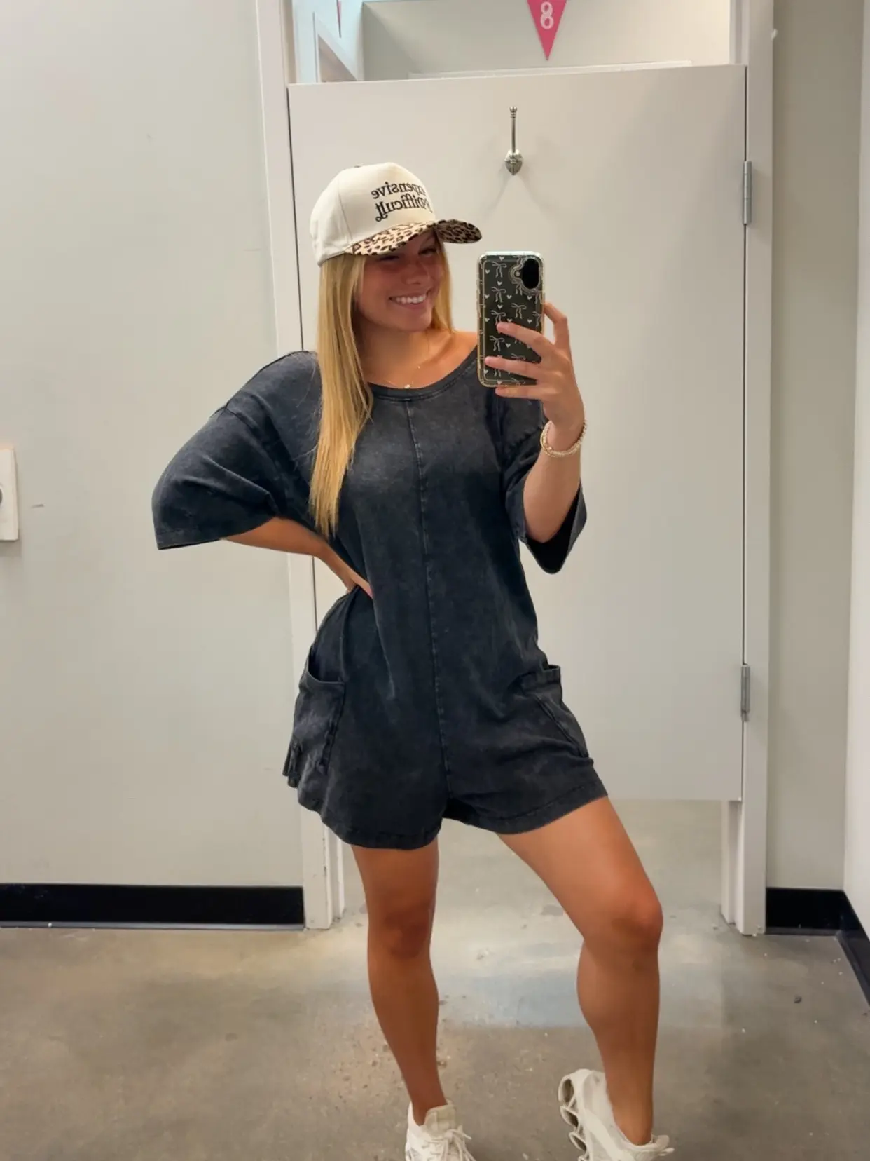 Mineral Washed Knit Romper