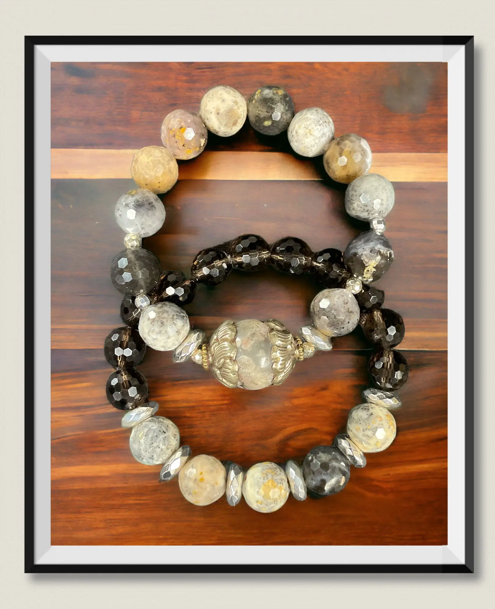 Opal and Smokey Quartz