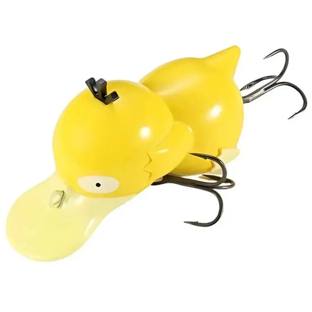 Pokémon Psyduck Crankbait Fishing Lure - 2.7 Inch, Compact, Short Length, Small Size, Angling Supplies, Fishing Gear Tackle