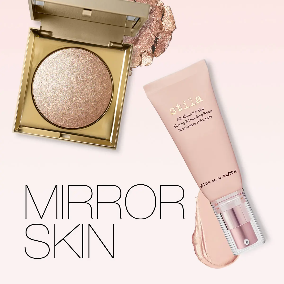 Stila Mirror Skin: Highlighter & Blurring Primer Bundle Stila Mirror Skin: Highlighter & Blurring Primer Bundle