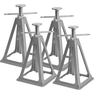RV Stabilizer Jacks 4 Pack with Additional Screw Nuts, Screw Jack Stands, Stabilize and Level RV Trailer Camper, Support up to 6,000 lbs
