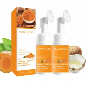 Turmeric Kojic Mousse Cleanser, Deep Cleansing & Nourishing Skin Foam Cleanser, Facial Cleanser for Women & Men All Skin Types