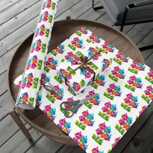 Troll Lollipop Candy Lane Wrapping Paper