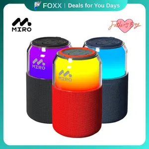 [P1 BUY 1 Get 1 ] Party Miro Soda Can Speaker – LED, TWS, 10Hr Playtime, Compact & Portable, Ideal for Parties, Travel, Outdoor Fun & Daily Use, Reliable Sound, Perfect Gift for Music Lovers & Holidays, Complimentary Shipping