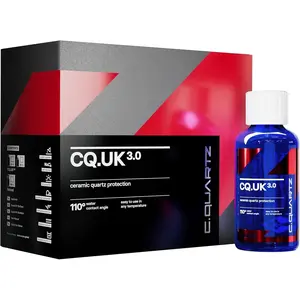 CQUARTZ UK 3.0 - Ceramic Coating for , Quartz Based Nanotechnology, Bonds to , Glass, Metal and Plastic - (50ml Kit)