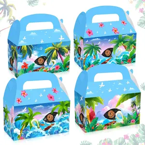 LaVenty 12 PCS Hawaii Party Treats Goodies Candy Gift Box Hawaii Birthday Party Supplies Hawaii Party Favors Treat Goodies Sweets Favors Bags Boxes for for Birthday Halloween Luau Party Decorations