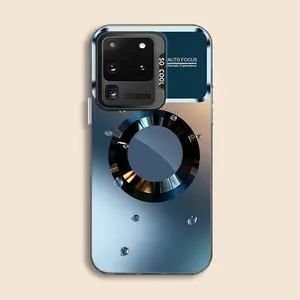 Suitable for [Galaxy S20 Ultra] New high-end water drop magnetic IMD mobile phone case New business simple soft silicone mobile phone case with magnetic function Affordable price Anti-drop and anti-fingerprint 995