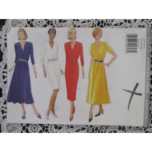 Butterick 4254 Misses Dresses Size 12-16 1995 UNCUT