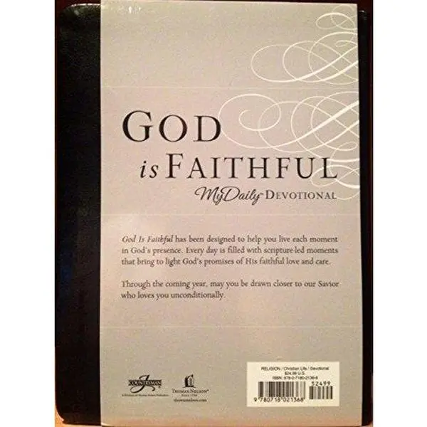 USED Book - God Is Faithful MyDaily Devotional by Johnny Hunt (Hardcover) - english