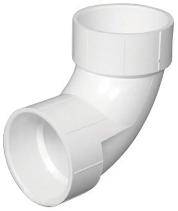 212 MAIN Charlotte Pipe & Foundry PVC003001600HA 90-Deg PVC DWV Elbow, 6 in., 6 Inch