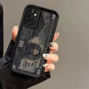 money banknote pattern phone case for Samsung Galaxy S26/S25/S23/S24/S22/S21/NOTE20/PLUS/ULTRA/FE/A54/A53/A52/A36/A35/A34/A33/A17/A16/A15/A14/A13 leopard print phone cover soft shockproof protective Shell Protection Protection Gift for boy
