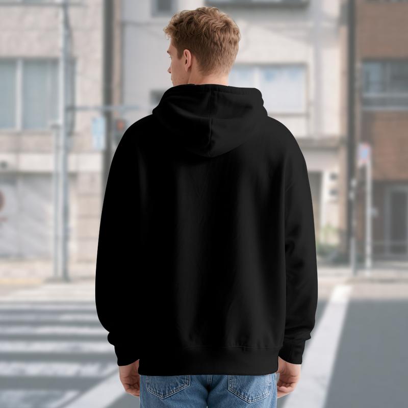 Class of 2026 Senior Hoodie – Black Double-Sided Pullover with Bold Red Year & Script Graphic, Trendy Graduation Sweatshirt for Senior Spirit Style