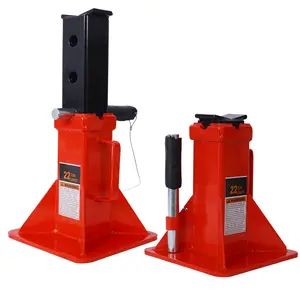 22 Ton (44,000 lbs) Heavy Duty Pin Type Car Jack Stands with Lock Adjustable Height to 19.75" Fit for Supporting Trucks, Trailers and Equipment