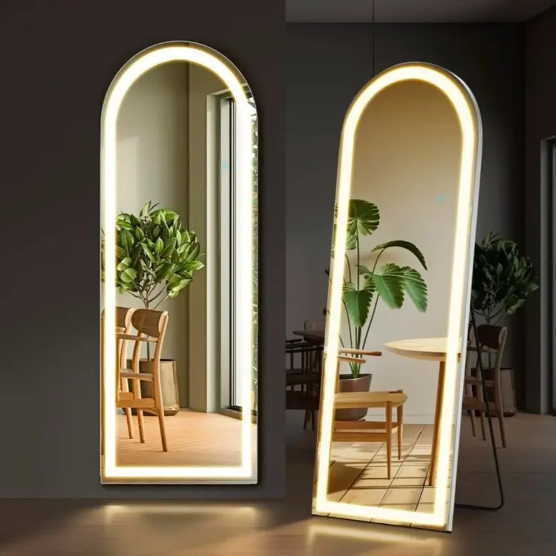 Full-Length LED Dimmable Floor Mirror