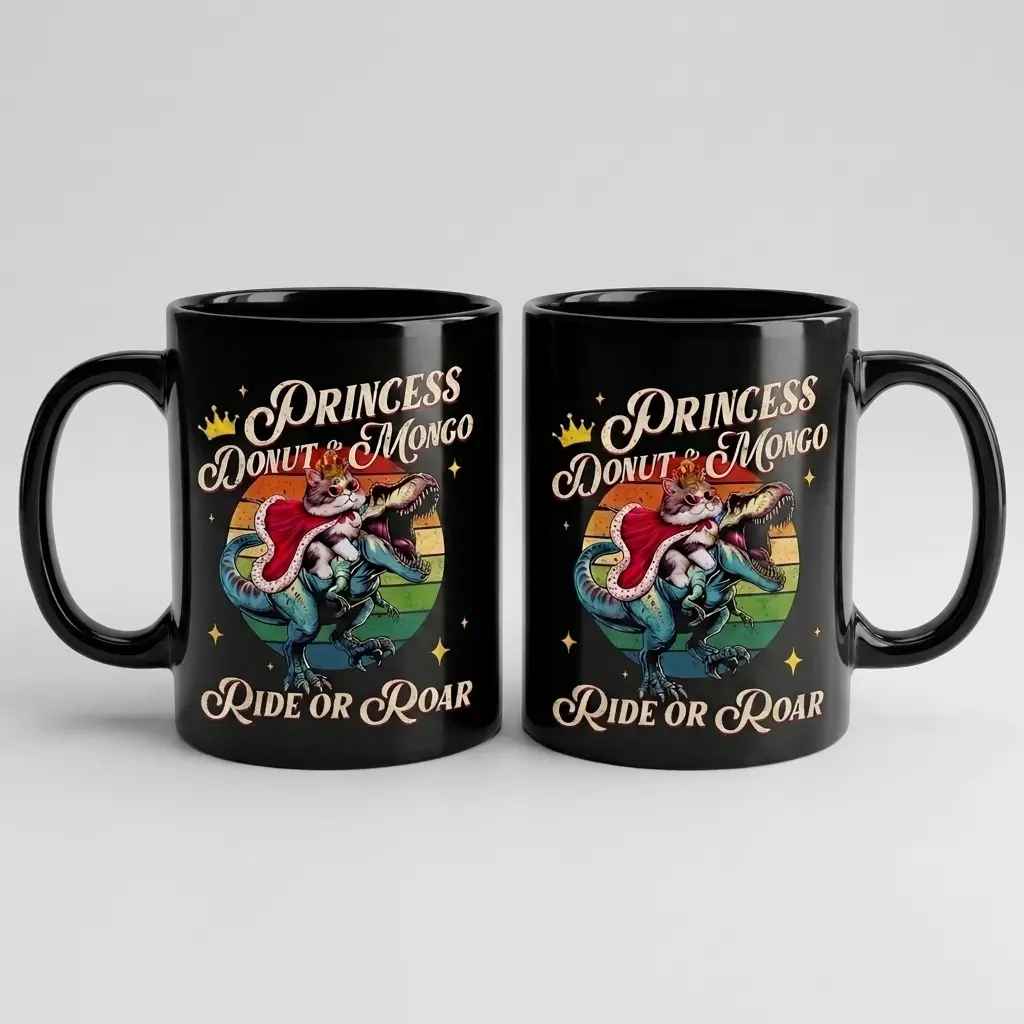 Ride Or Roar Fantasy Gamer Mug 15oz-11oz, LitRPG Adventure Coffee Cup - Tabletop Player Gift