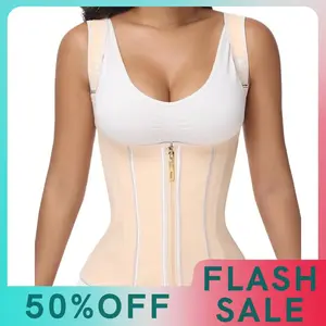 Waist Trainer Corset For Women,Tummy Control Sports Girdle, Hourglass Vest Waist Cincher Body Shaper with Adjustable Straps
