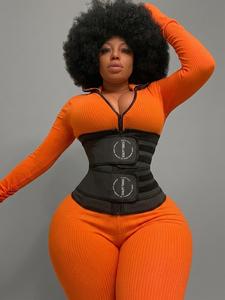 Sculpt Touch Snatch Workout Waist Trainer Belt | Double-Layer Rubber Waist Support for Fitness, Work & Everyday Wear Shapewear Womenswear Tops
