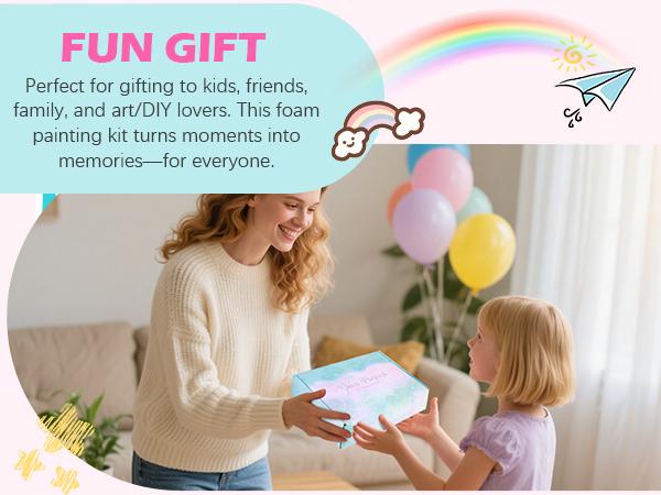 Kids Learning & Sensory Art Kit - Magic 3D Fluffy Foam Paper, 48 Sheets, 24 Markers & Water Pens for 3D Texture Play, Creative Educational Gift