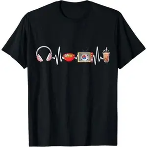 K-pop Ramen Boba Bubble Tea K-Drama Lover -Cute Funny T-Shirt